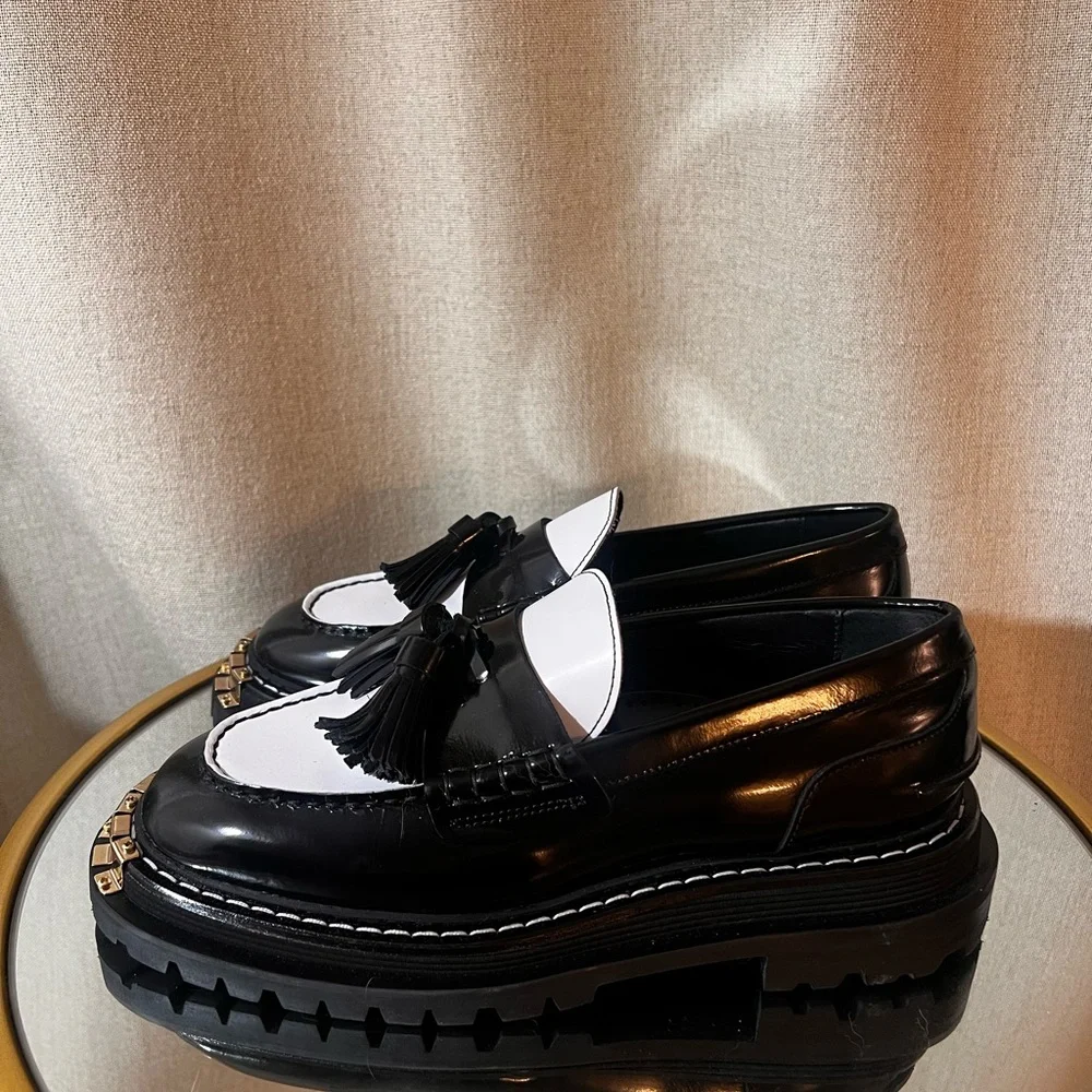 Sandro Leather Loafers - Picture 3 of 6